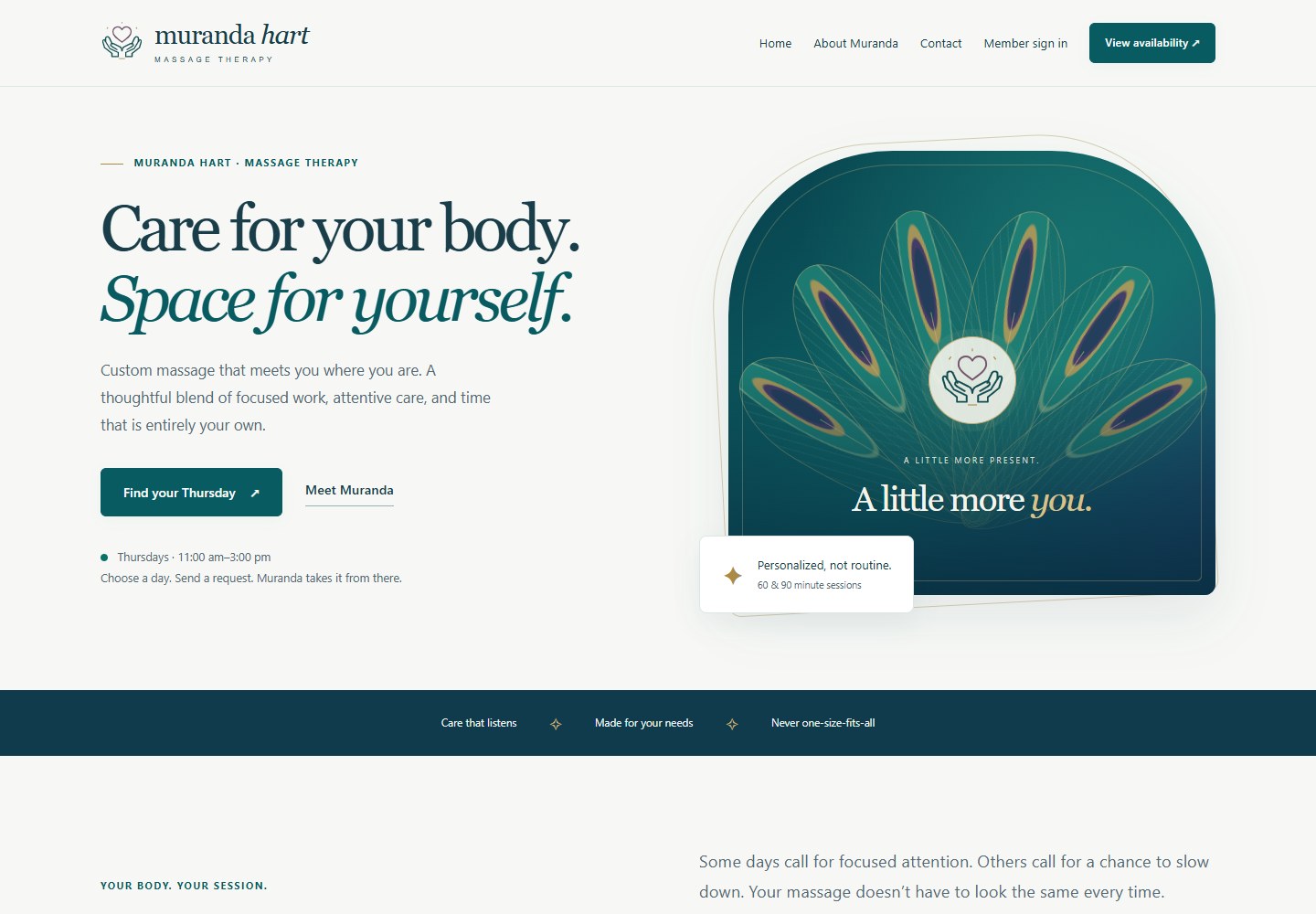Muranda Hart website preview